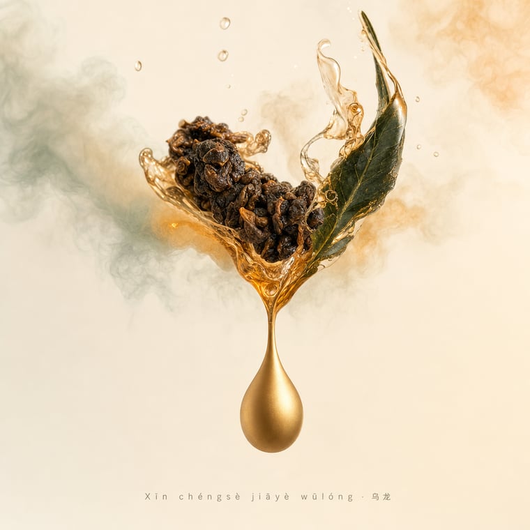 The design — Amber GABA Oolong