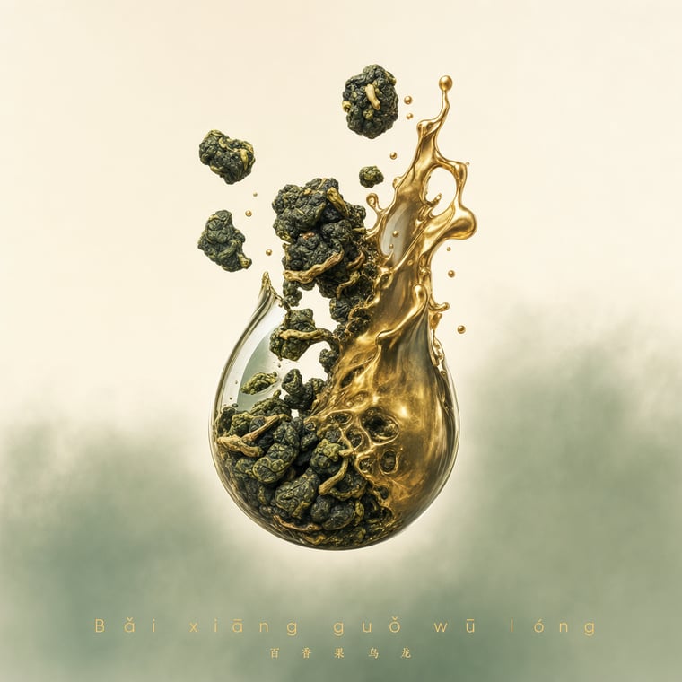 The design — Passion-Fruit Oolong
